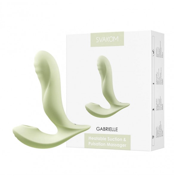 USA SVAKOM - Gabrielle Thursting Sucking Warming Vibration Wearable (Wireless Remote - Chargeable)